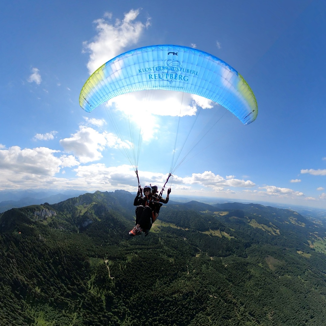 Tandem Paragliding Brauneck - Gleitschirmfliegen